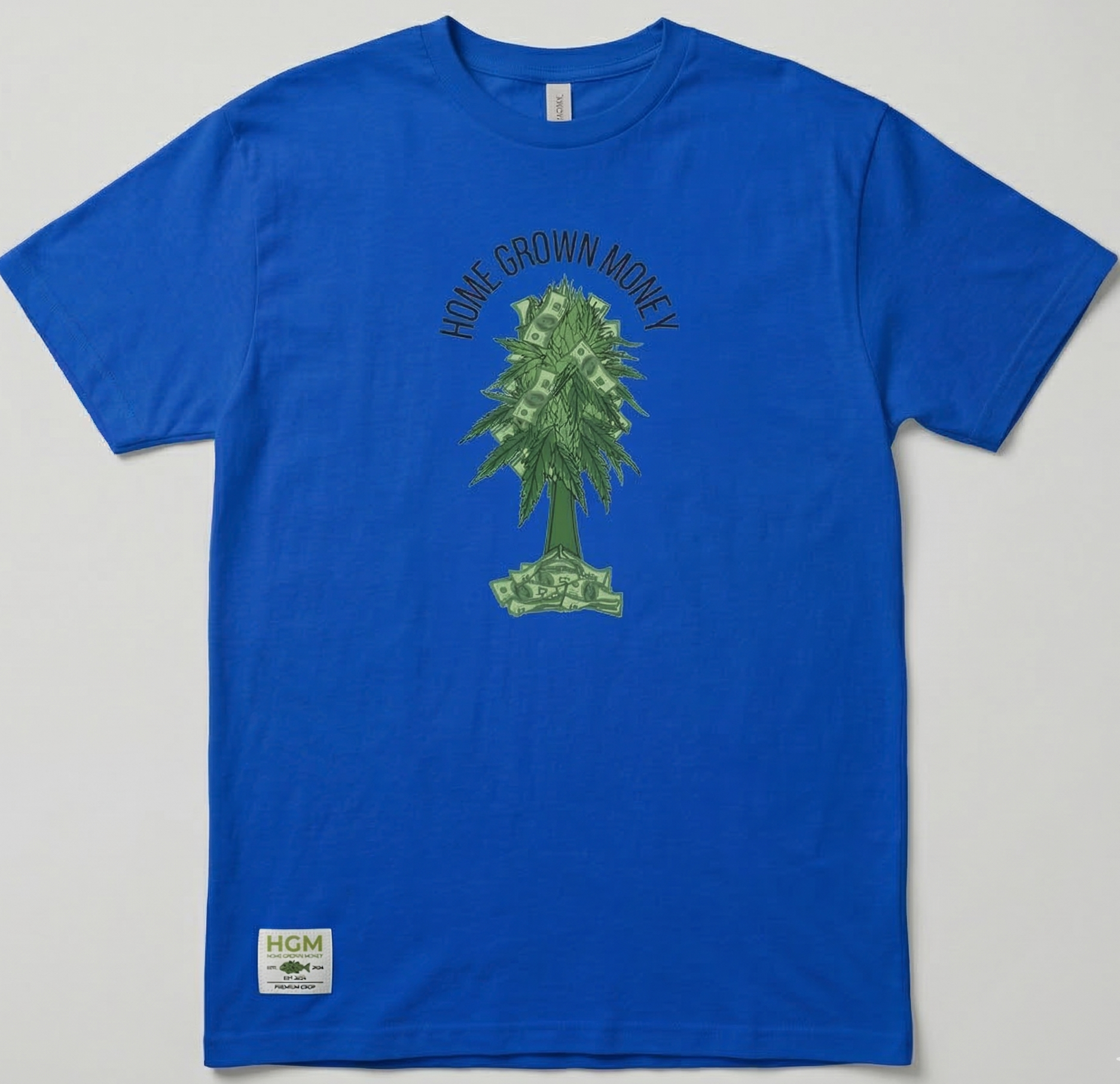 HGM Money Tree Tee - Royal Blue