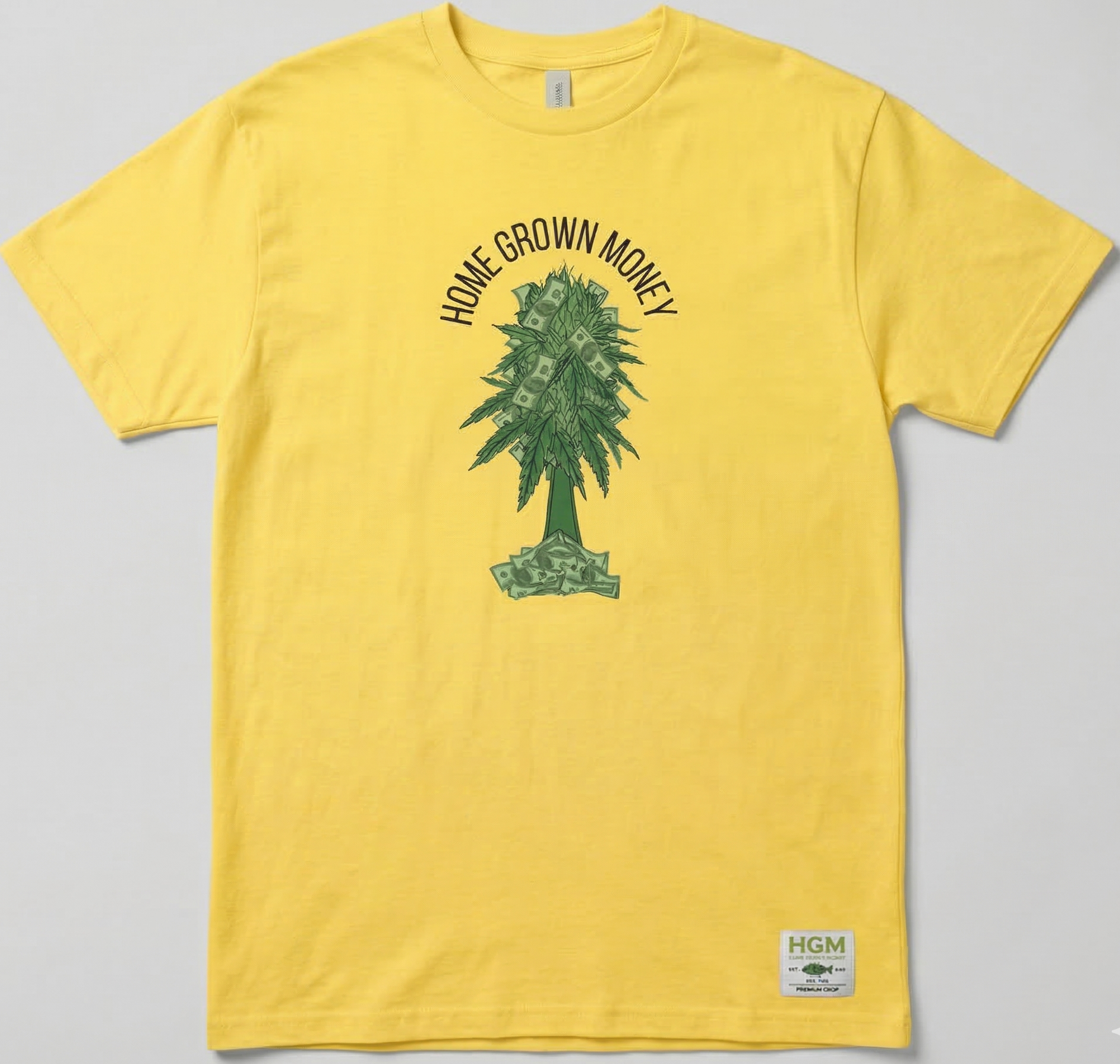 HGM Money Tree Tee - Yellow